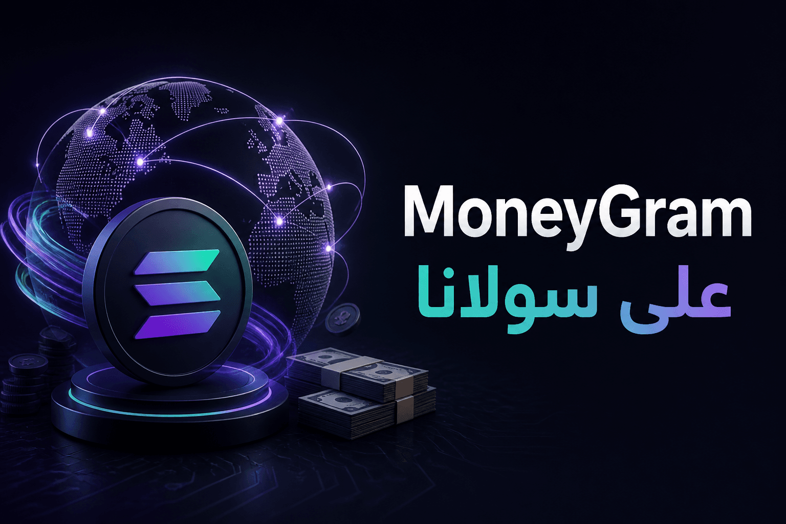 MoneyGram تنضم الى سولانا كمدقق وتوسع حضورها في البنية التحتية