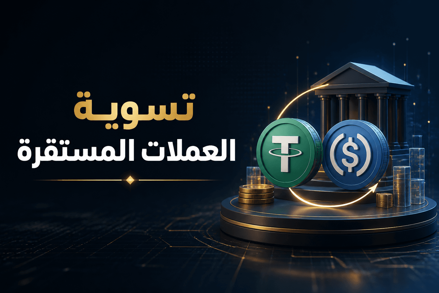 تحالف بنوك يختبر تسوية صرف العملات بالعملات المستقرة وChainlink