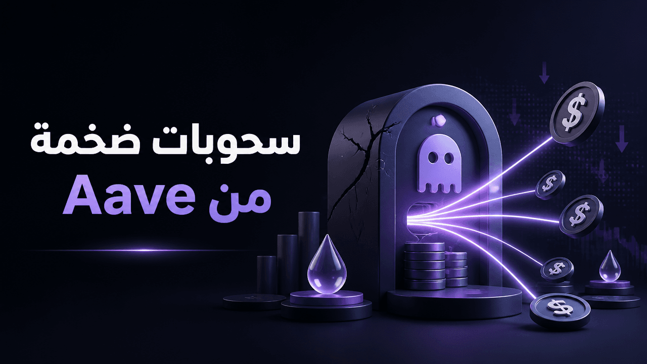 سحوبات ضخمة من Aave تثير تساؤلات حول مخاطر التمويل اللامركزي