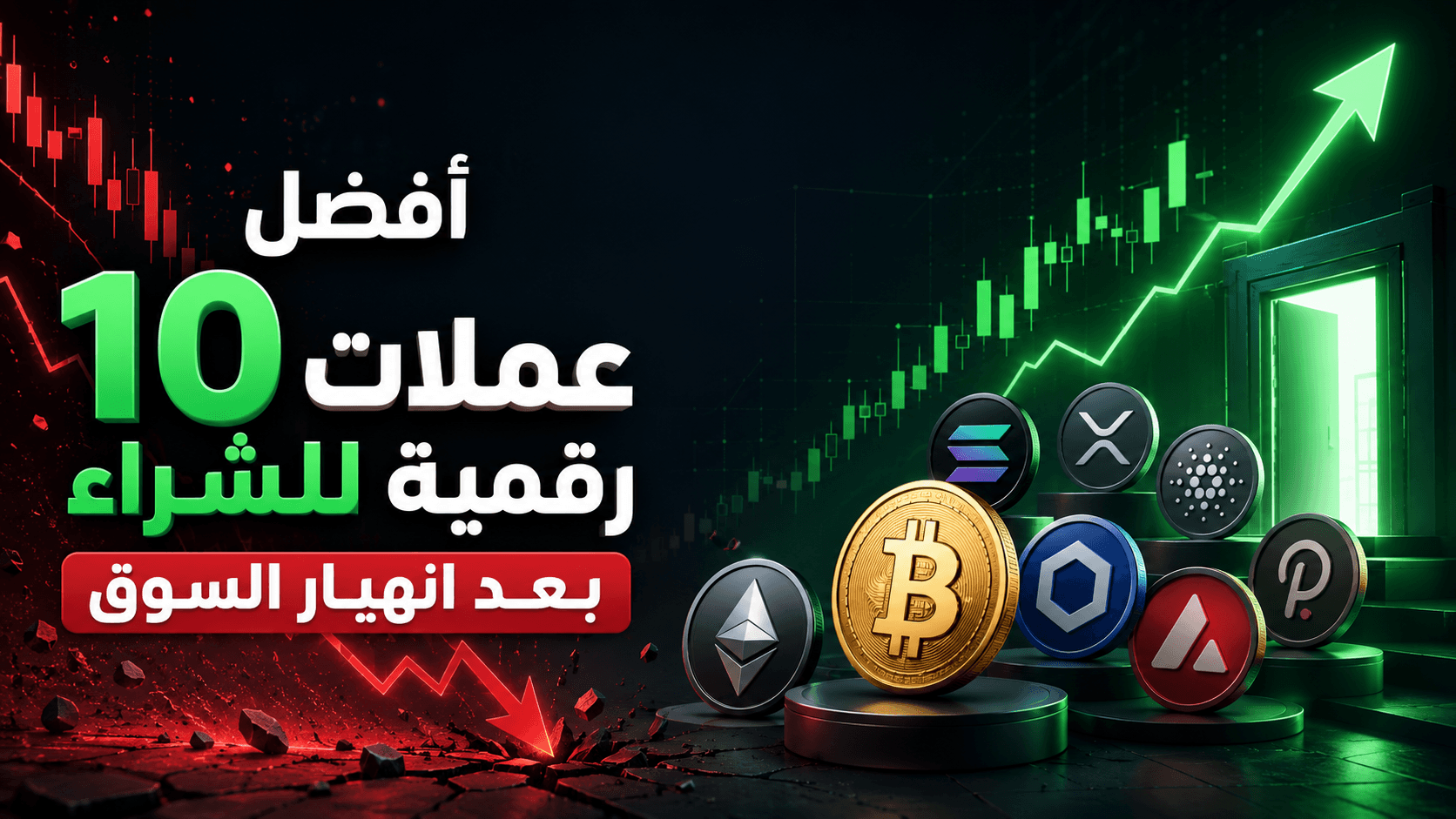أفضل 10 عملات رقمية للشراء بعد انهيار السوق