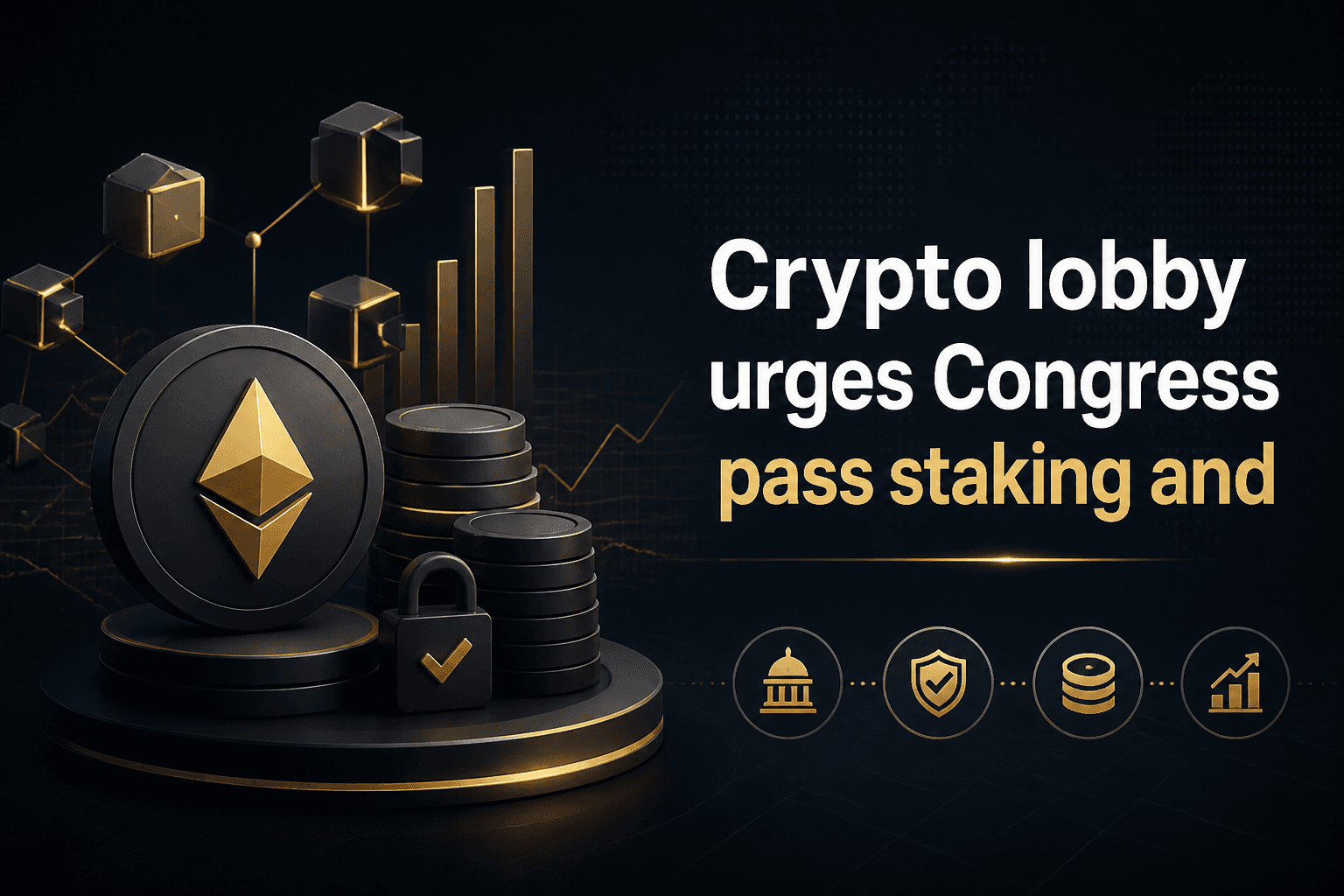 Crypto lobby urges Congress pass staking and mining tax bill as is