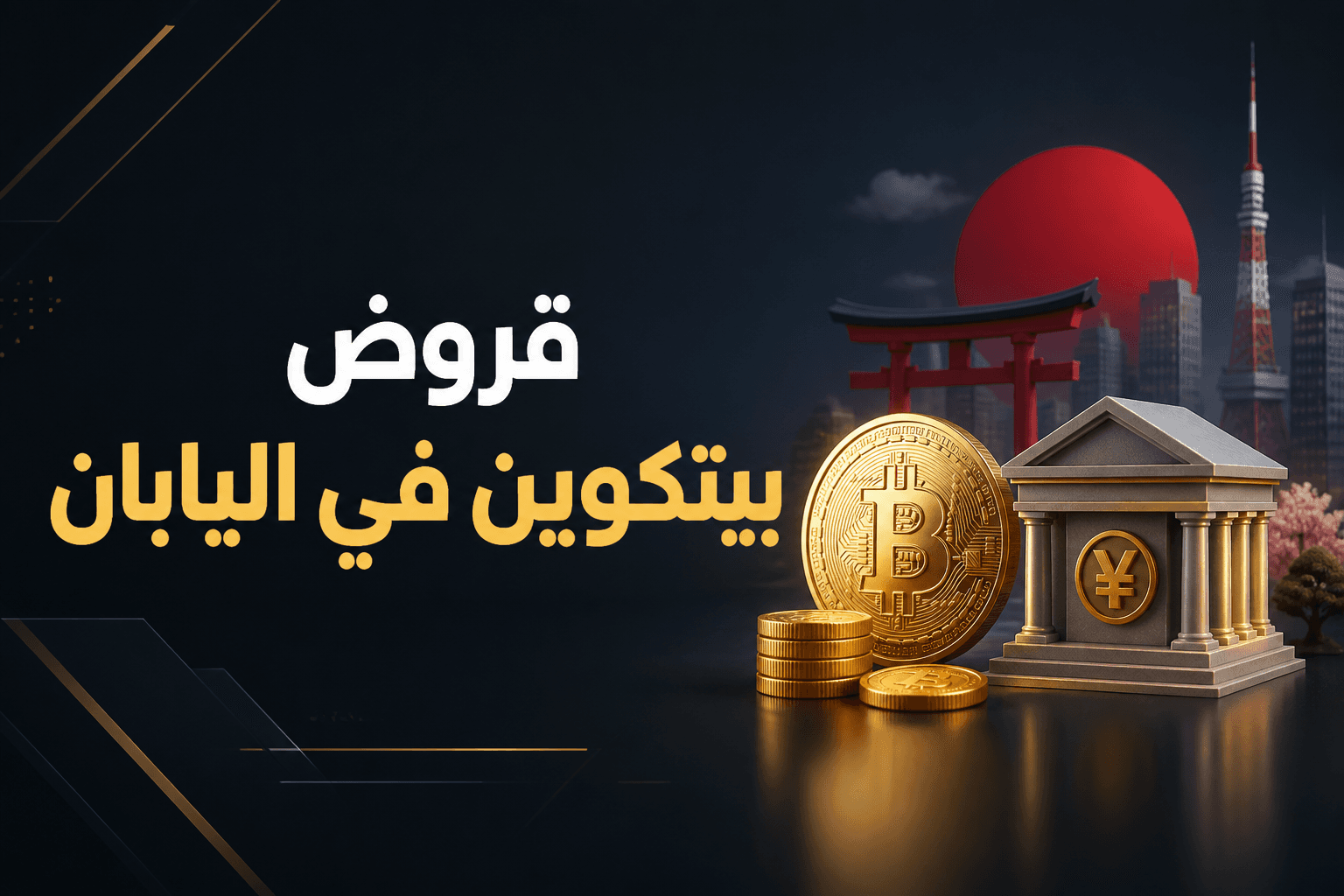 قروض مدعومة بالبيتكوين في اليابان مع إشارة إلى التمويل والائتمان