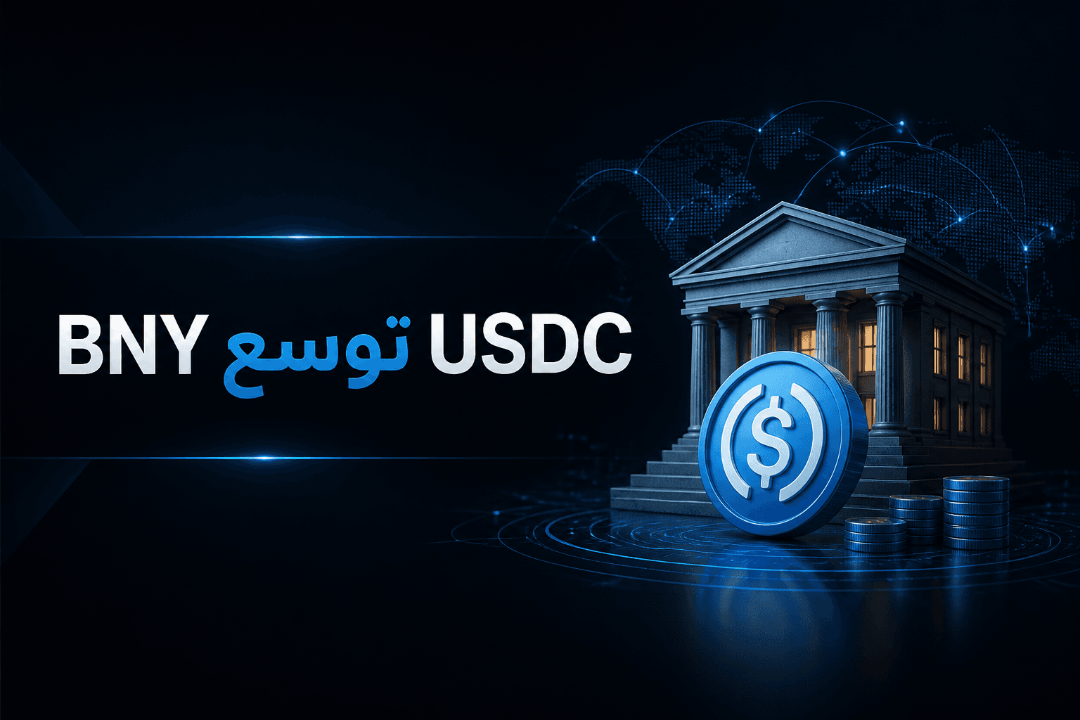BNY توسع خدمات الحفظ المؤسسي لتشمل USDC