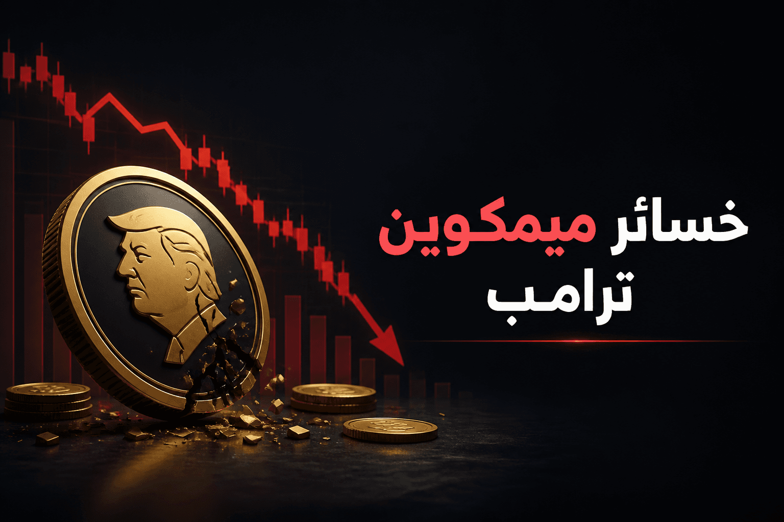 تحليل يوضح خسائر حاملي ميمكوين ترامب وتراجع سعره الحاد