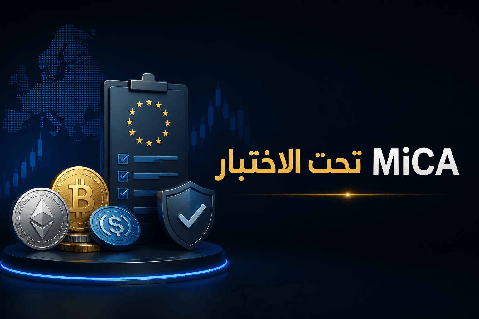 غلاف خبري عن اختبار ESMA لأمناء الحفظ بعد ترخيص MiCA