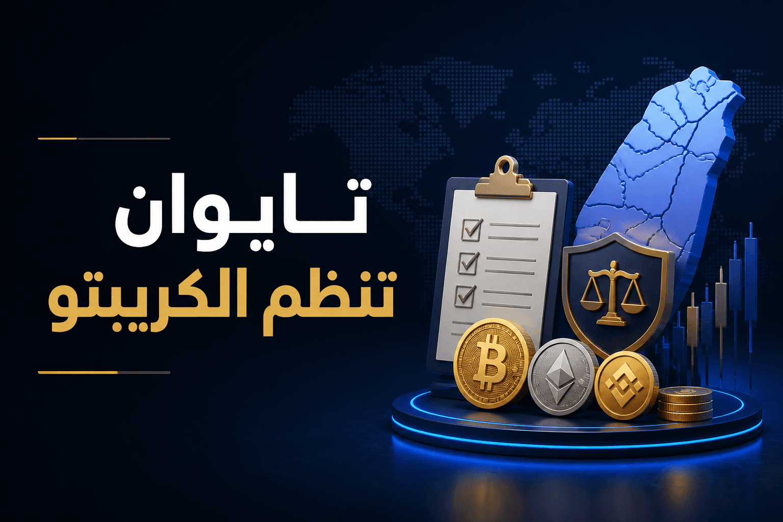 تايوان تقر اطارا جديدا لتنظيم العملات المشفرة والستابل كوين
