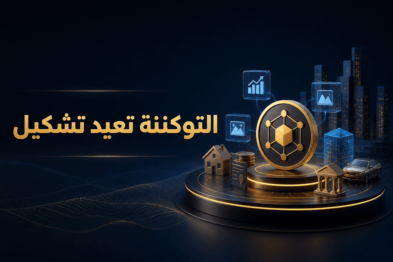 غلاف يوضح التوكننة وتأثيرها على التسوية المالية والمخاطر التنظيمية