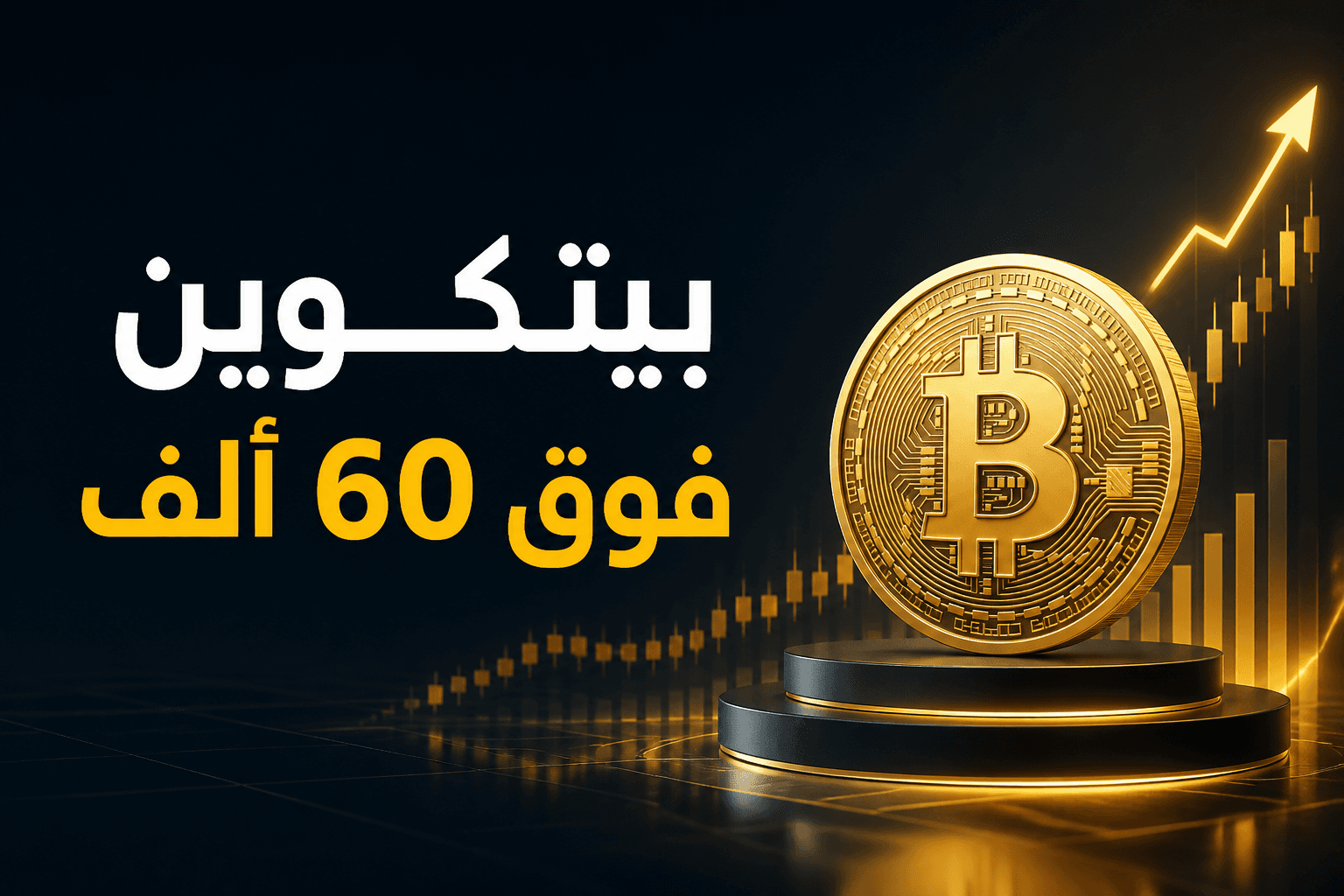 بيتكوين تتجاوز 60 ألف دولار وسط ضغوط الفائدة وتدفقات ETF