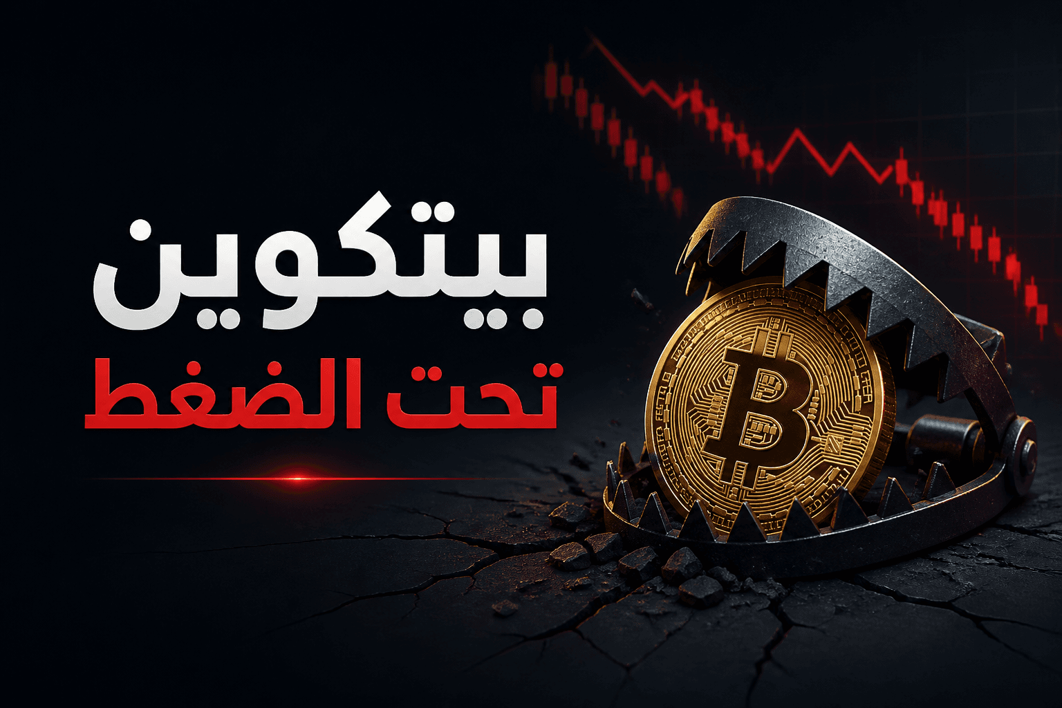 بيتكوين تتراجع مع صعود الدولار امام الين وضغط الاسواق