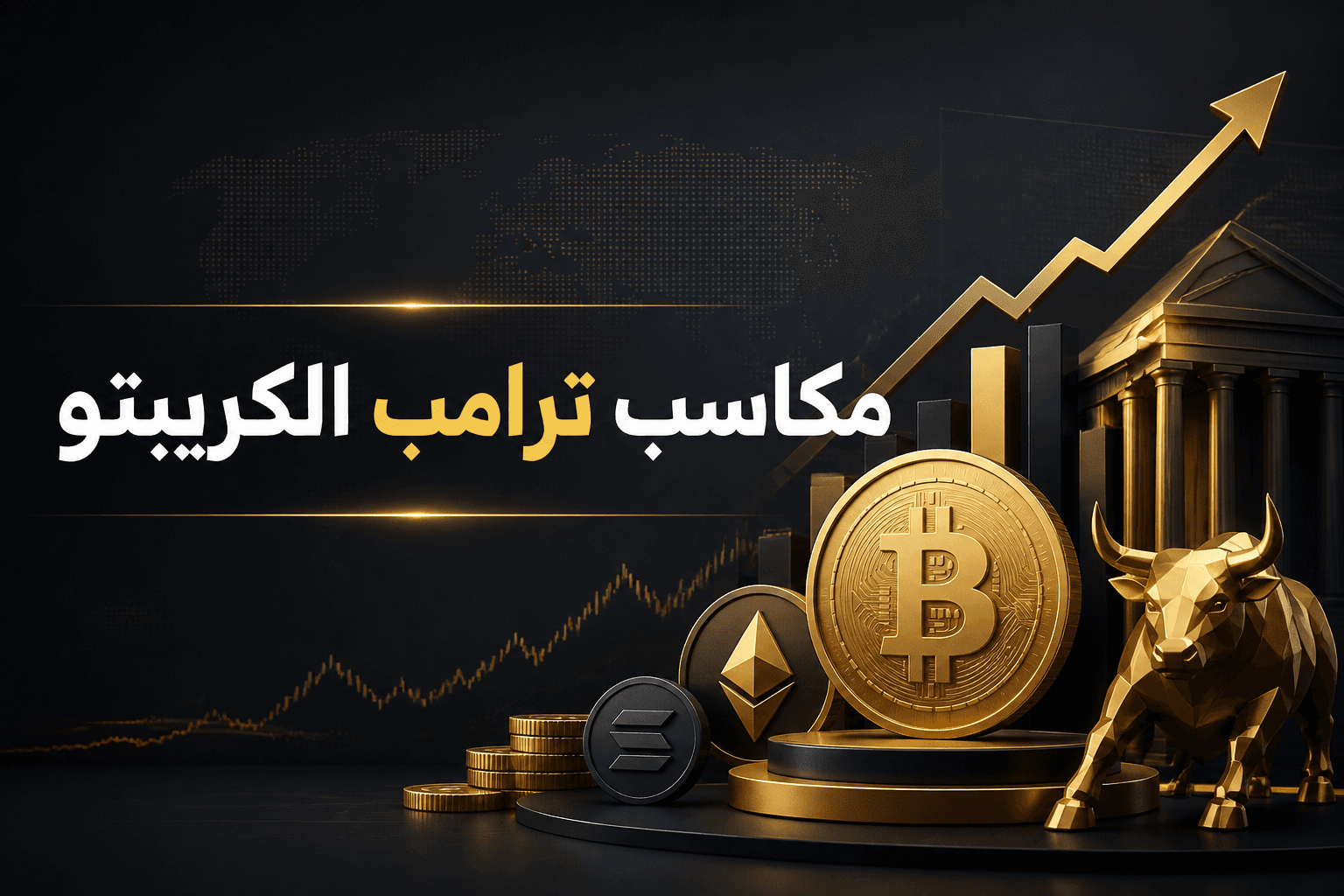 دونالد ترامب ومكاسب كريبتو وسط نقاش تشريعات الاصول الرقمية