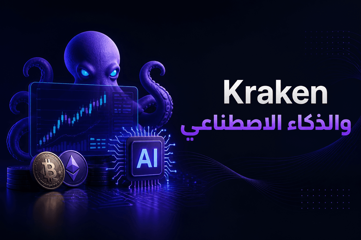 واجهة Kraken الجديدة مع مساعد استثماري بالذكاء الاصطناعي