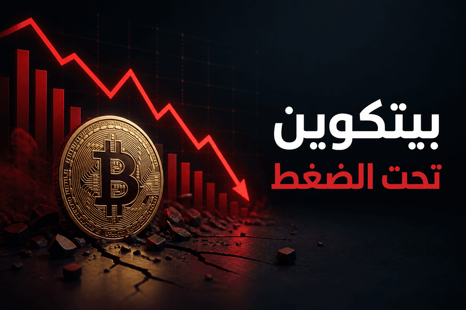 بيتكوين تحت الضغط بيتكوين تتراجع قرب 62 ألف دولار مع تقليص المخاطر قبل الفيدرالي