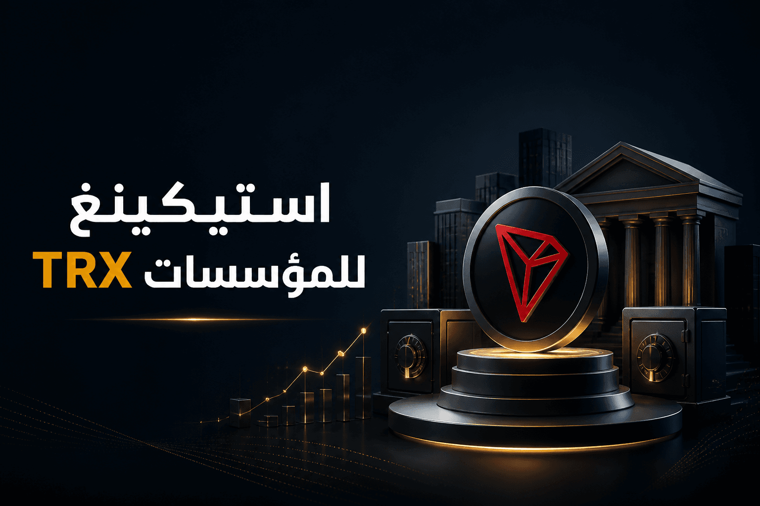 استيكينغ TRX للمؤسسات واجهة خبرية عن استيكينغ TRX للمؤسسات عبر منصة Anchorage Digital