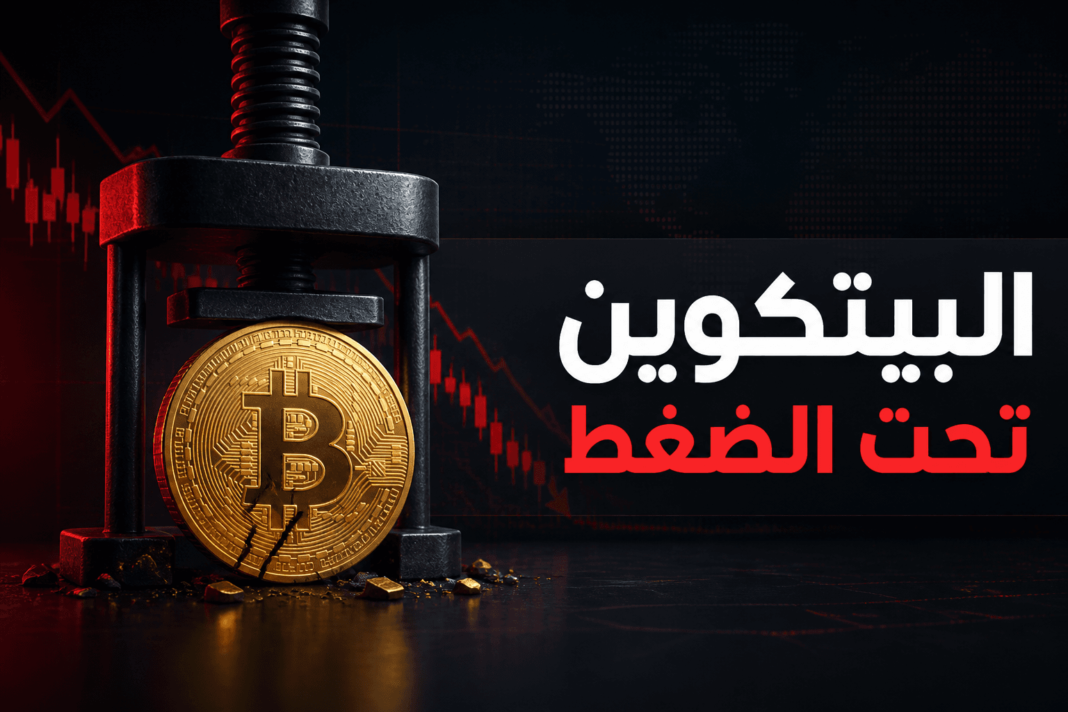 البيتكوين تحت ضغط التوترات تراجع البيتكوين مع صعود النفط وتوترات مضيق هرمز